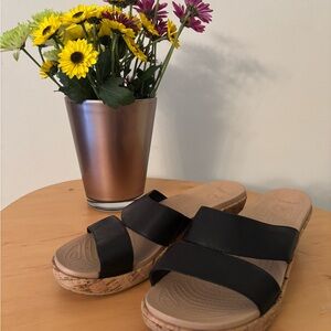 CROCS Black and Brown Women's Sandals